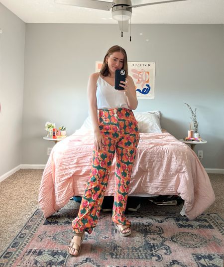 the MOST fun pants ever. these Dazey LA pants are a splurge but so worth it — the fabric is stretchy and soft so you feel like you’re wearing PJs. I’ve never been stopped by more strangers than when I’m wearing these! 