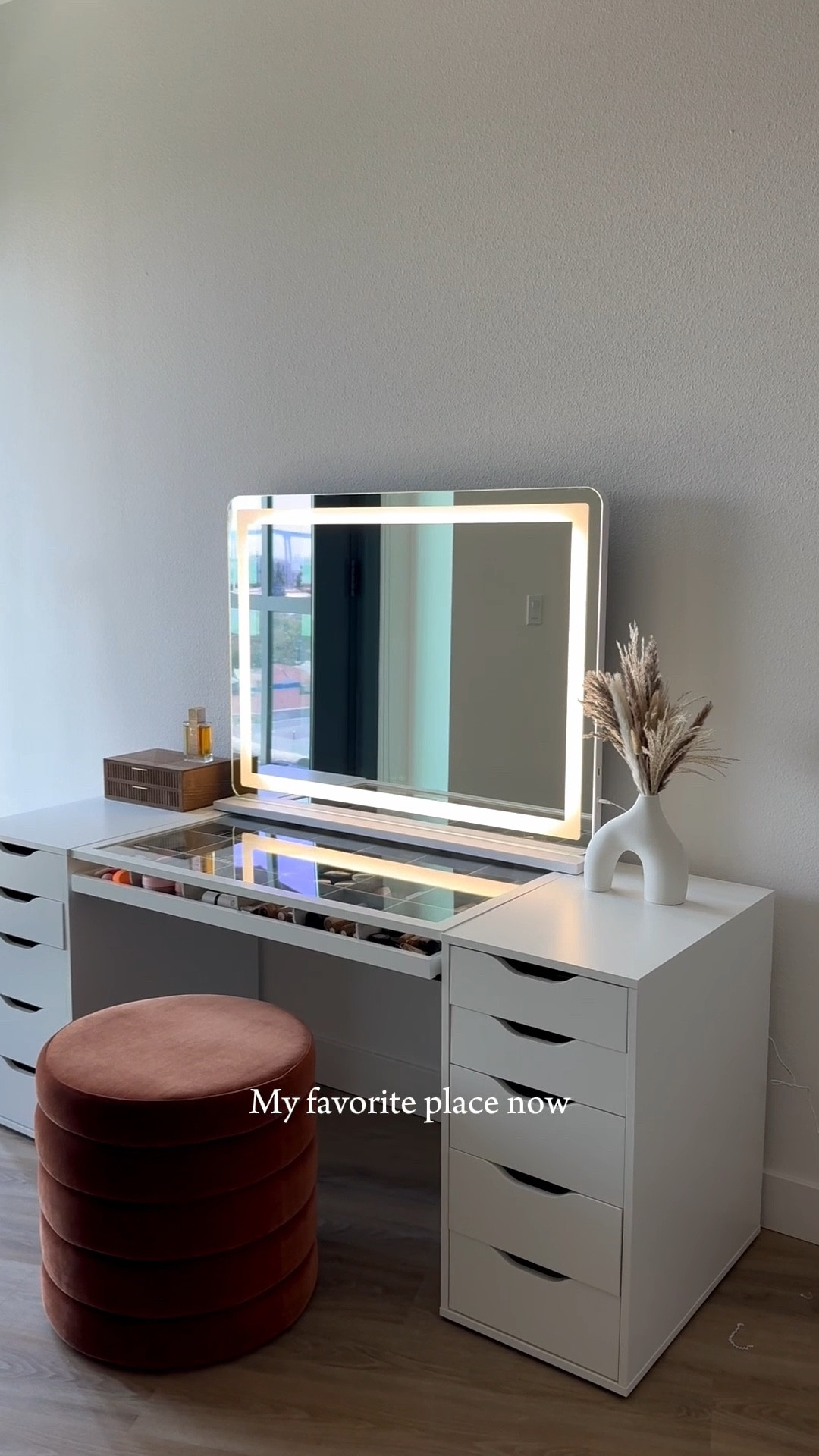 My vanity and mirror

#LTKBeauty #LTKHome