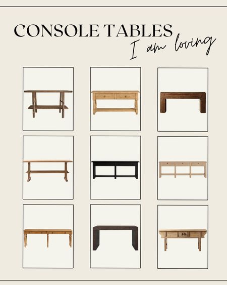 Console tables I’m loving 



#LTKFind #LTKhome
