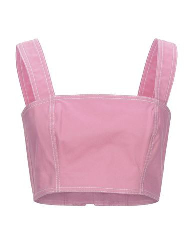 Balmain Woman Top Pink Size 4 Cotton, Elastane | YOOX (US)