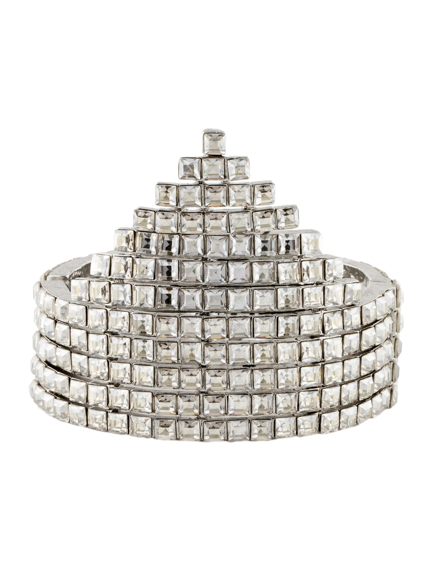 Crystal Tapered Bangle | The RealReal
