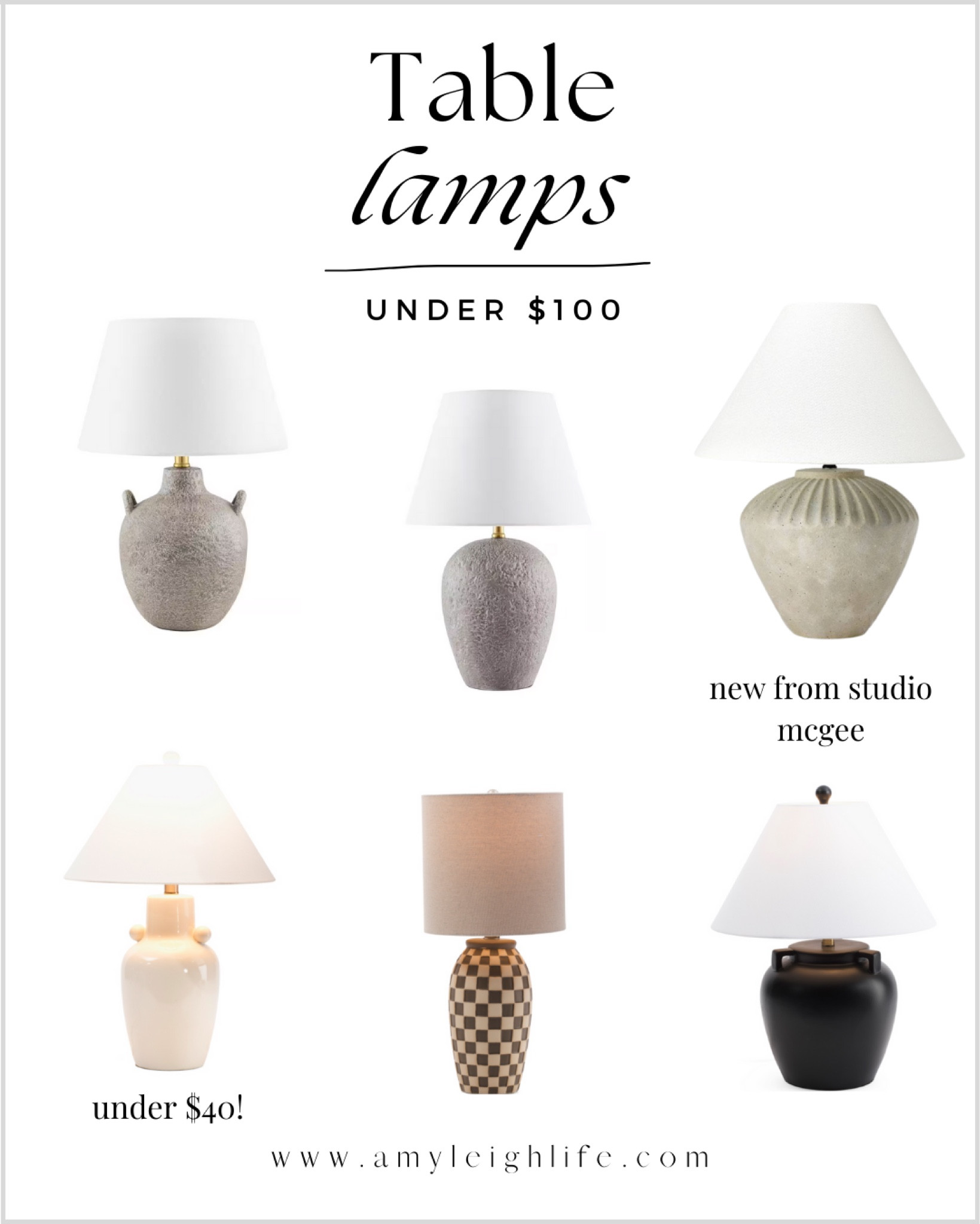 Table lamp finds under $100. 

lamps, buffet lamps, bedside lamps, bedside lamp, blue lamp, bedroom lamps, brass lamps, bedside table lamps, bedside lamps, black lamp, black table lamp, coastal lamp, ceramic lamp, ceramic lamps, glass lamp, glass lamps, desk lamp, buffet lamp, buffet lamps, lamps entryway, living room lamps, living room lamp, modern lamp, nightstand lamp, nightstand lamps, nursery lamp, office lamp, small table lamps, lamp shade, bedside table lamp, small table lamp, table lamp, bedside lamp, bedroom lamp, bedroom table lamp, nightstand table lamp, desk lamps, entryway lamp, entryway table lamp, entry way lamp, entry way table lamp, entry lamp, entry table lamp, console table lamp, console cabinet lamp, entryway lighting, entry way lighting, accent lamps, accent lamp, accent lighting, accent table lamp, side table lamp, side table accent lamp, accent lighting, coastal table lamp, modern lamps, brass lamps, gold lamp, green lamp, large lamps, large table lamp, black table lamp, sideboard table lamp, side board lamp, coastal decor, coastal home, entryway ideas, entryway inspo, entry way ideas, entry way inspo, entry ideas, entry inspo, entryway decor, entry way decor, entry decor, entryway table decor, entry way table decor, guest room lamp, guest room decor, kitchen lamp, dining room lamp, sideboard decor, sideboard lamp, lamp shade, table decor, table lamps, metal table lamp, usb table lamp, rattan decor, rattan home, beach home, beach home decor, coastal bedroom, coastal grandmother, coastal living room, living room decor, living room ideas, living room inspo, Amy leigh life, rattan lamp, rattan bedroom, accent lamp, empire lamp shade, vintage lamp, vintage home, vintage home decor, vintage lamps, vintage home style, modern vintage, organic modern, bedroom inspo, bedroom ideas  

#amyleighlife
#lamps

Prices can change  

#LTKHome #LTKSaleAlert #LTKFindsUnder100