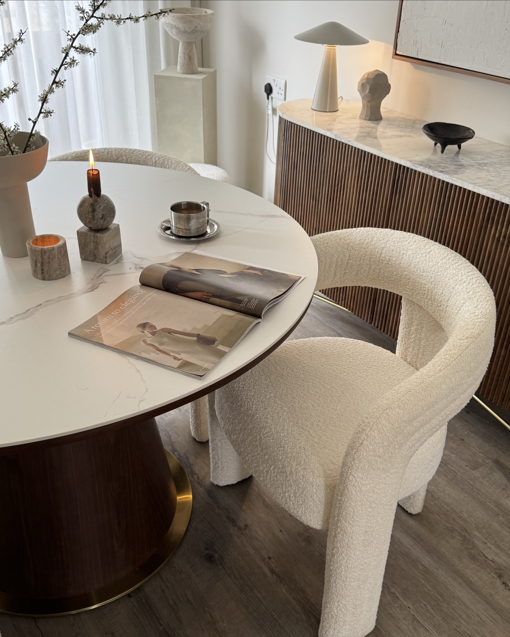 Dining table & chairs 

Use code HM99 for 14% discount sitewide at Homary ✨

#walnut #boucle #diningtable #diningchairs #neutrals #sideboard

#LTKhome #LTKeurope #LTKuk