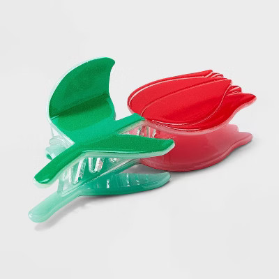 Tulip Claw Hair Clip - Wild Fable™ Red/Green | Target