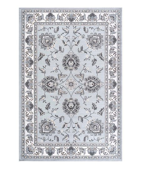 JONATHAN Y Light Gray & Cream Ornate Cherie French Cottage Rug | Zulily