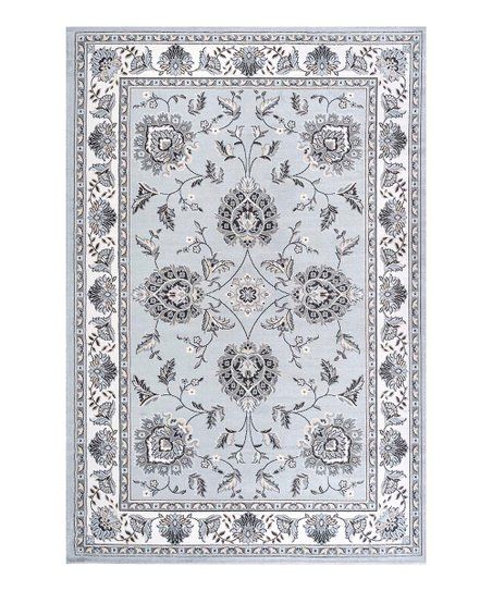 JONATHAN Y Light Gray & Cream Ornate Cherie French Cottage Rug | Zulily