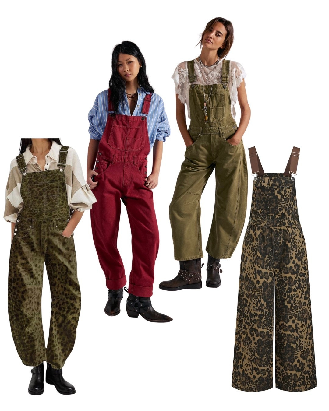 Here are all the overalls from my closet clean out video! 
