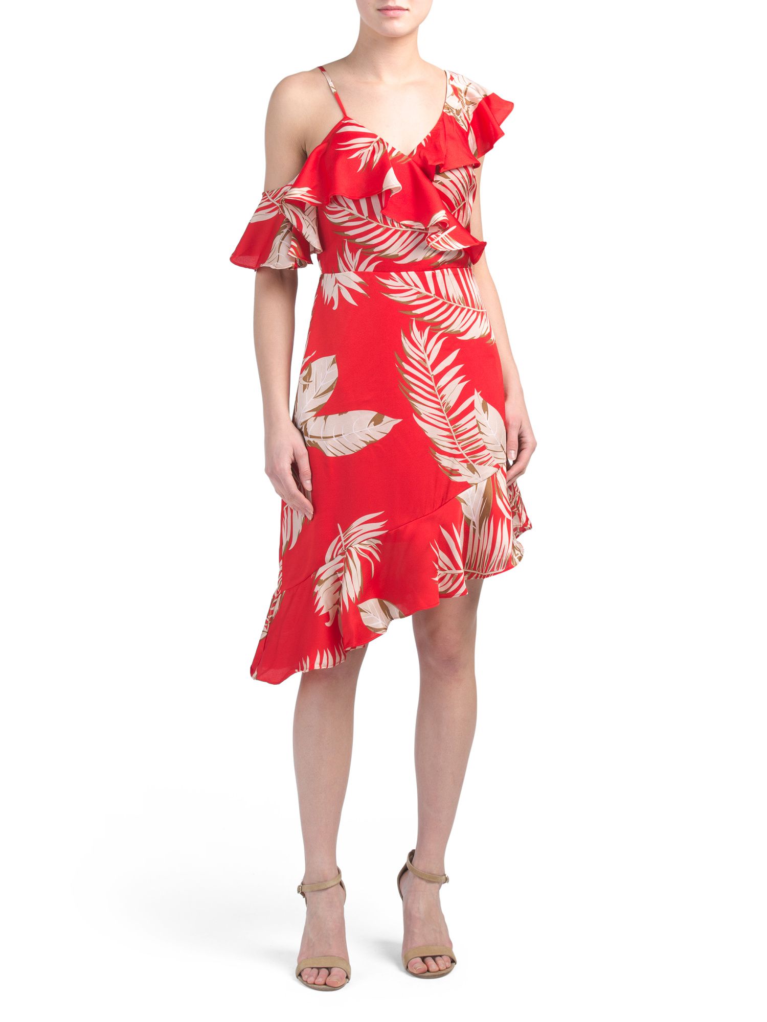 Angeline Tropical Print Dress - Day - T.J.Maxx | TJ Maxx