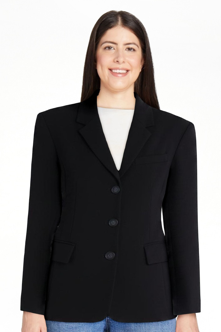 Scoop Women's and Women's Plus Notched Hourglass Blazer, Sizes XS-XXL | Walmart (US)
