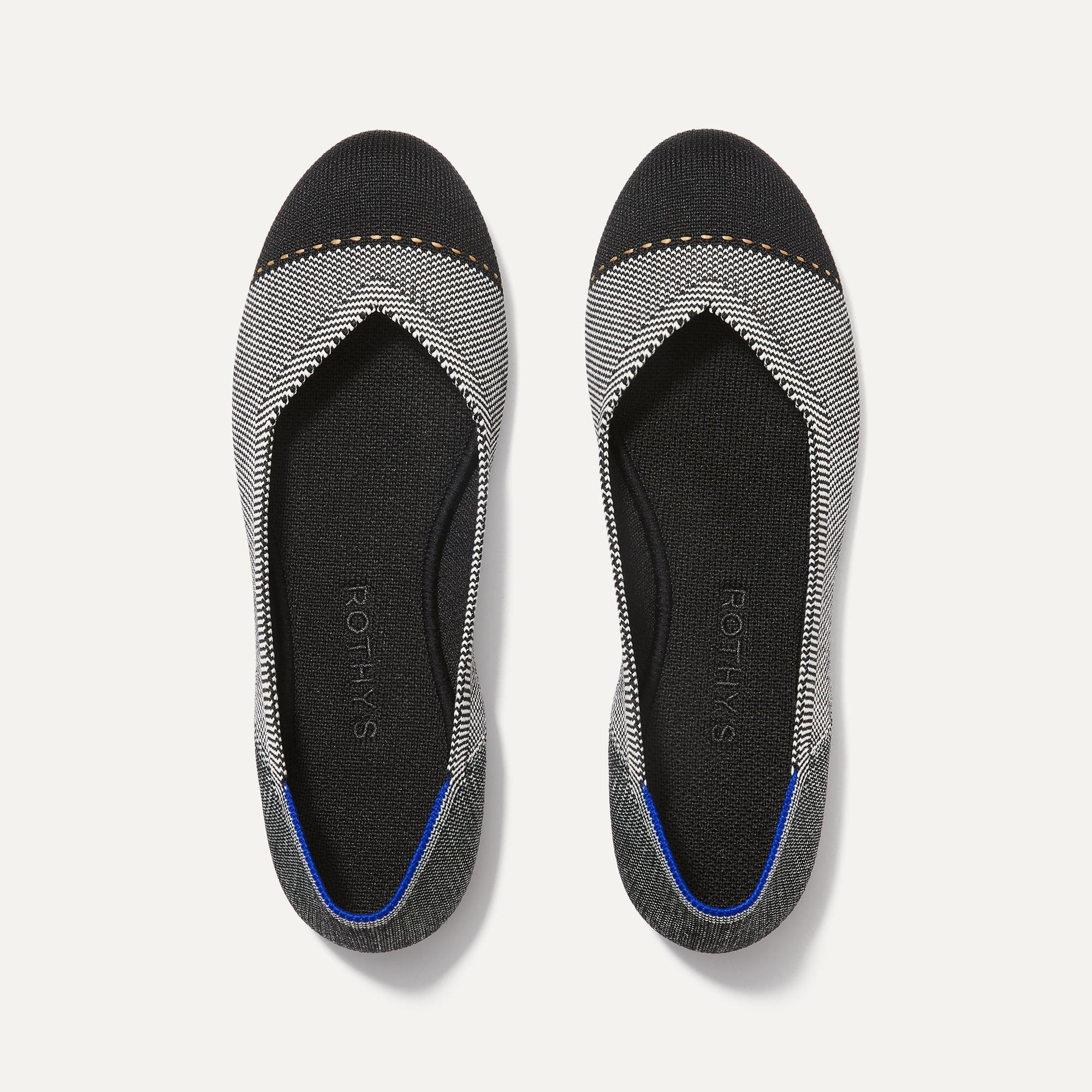 The Flat in Grey Mist Captoe] | Women's Shoes | Rothy's | Rothy's