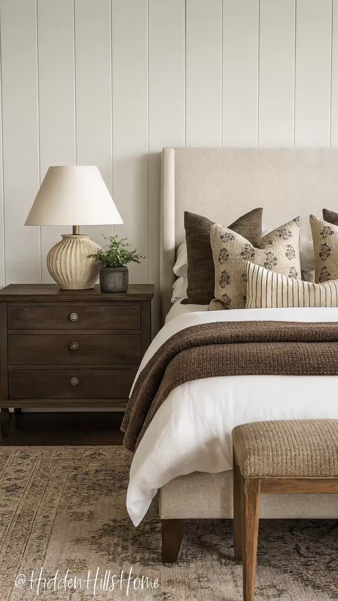 Bedroom decor, bedroom mood board, master bedroom design, Tilly bed on sale, home decor ideas #bedroom 
Wall color is SW Drift of Mist


#LTKHome #LTKSeasonal #LTKSaleAlert