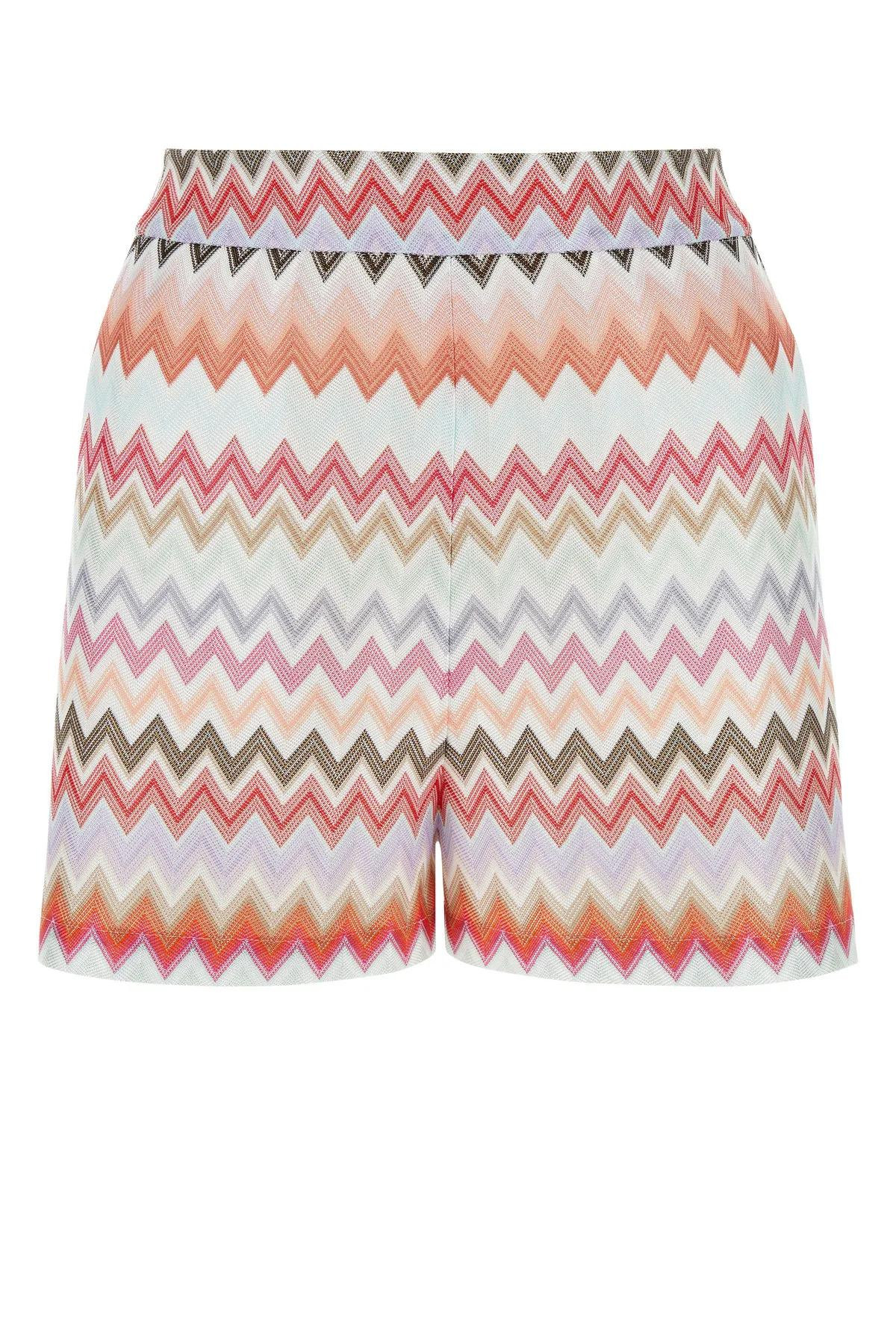Missoni Embroidered Cotton Blend Shorts | Italist.com US