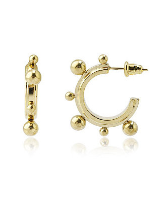 Rebl Jewelry DINA Hoop Earrings - Macy's | Macy's