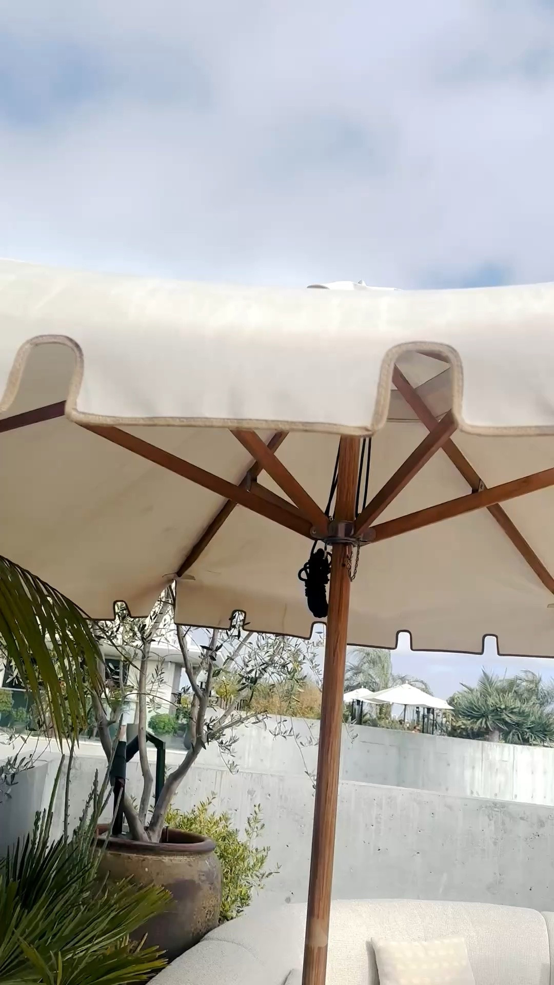 Turn your backyard into your own summer getaway. ☀️

A beautiful umbrella does more than provide shade—it instantly creates that relaxed, resort-inspired feeling. I love the elegant scalloped trim and timeless silhouette of these umbrellas. They’re the perfect finishing touch for outdoor lounging, leisurely lunches, and sunset cocktails all season long.

With so many outdoor sales happening right now, it’s the perfect time to refresh your patio and create a space you’ll actually want to spend time in this summer. Don’t miss the opportunity to elevate your backyard into a destination of its own.

Shop my favorite umbrellas, outdoor furniture, and entertaining essentials.

#LTKHome #PatioUmbrella #ScallopedUmbrella #OutdoorLiving #BackyardRetreat #SummerEntertaining #PatioStyle #OutdoorDecor #ResortStyle #AlfrescoLiving #OutdoorFurniture #ModernClassic #BackyardInspiration #SummerAtHome #LTKSaleAlert

#LTKdayinmylife #LTKHome #LTKSaleAlert