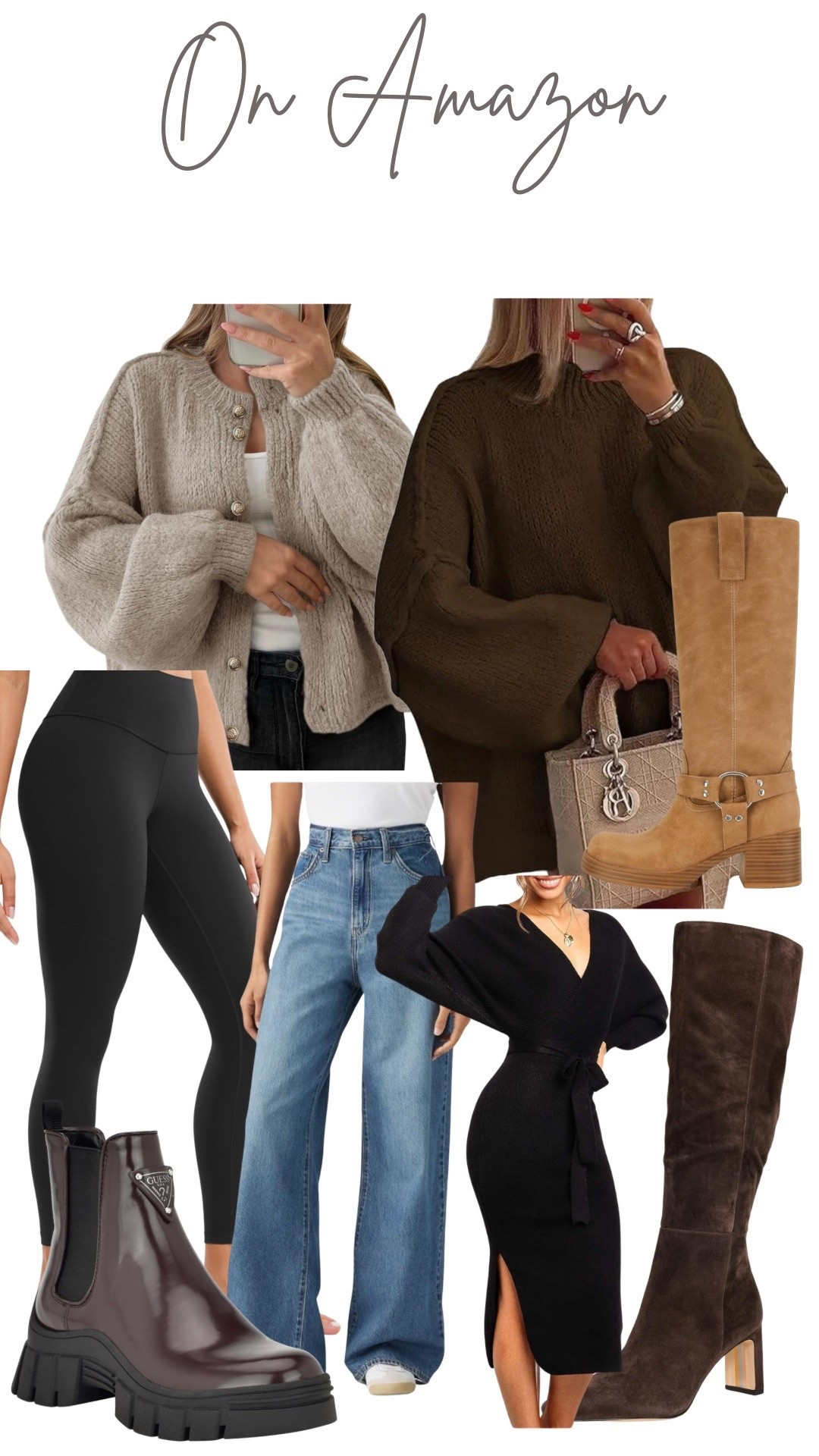 Amazon outfits. Amazon finds. Fall fashion on Amazon. Fall boots. Fall sweaters. Thanksgiving outfits. 

#LTKHoliday #LTKFindsUnder50 #LTKShoeCrush