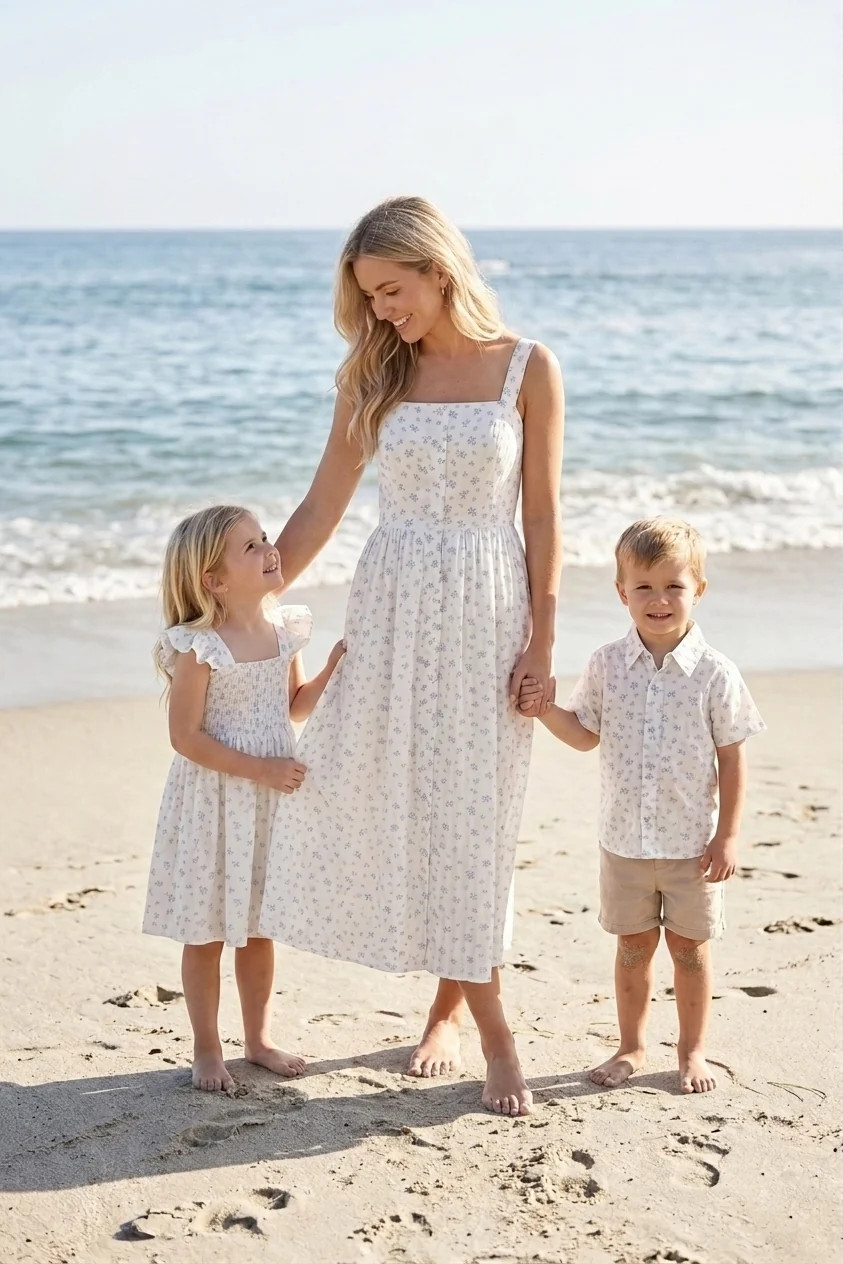 Jamie Floral Button Midi Dress | Morning Lavender