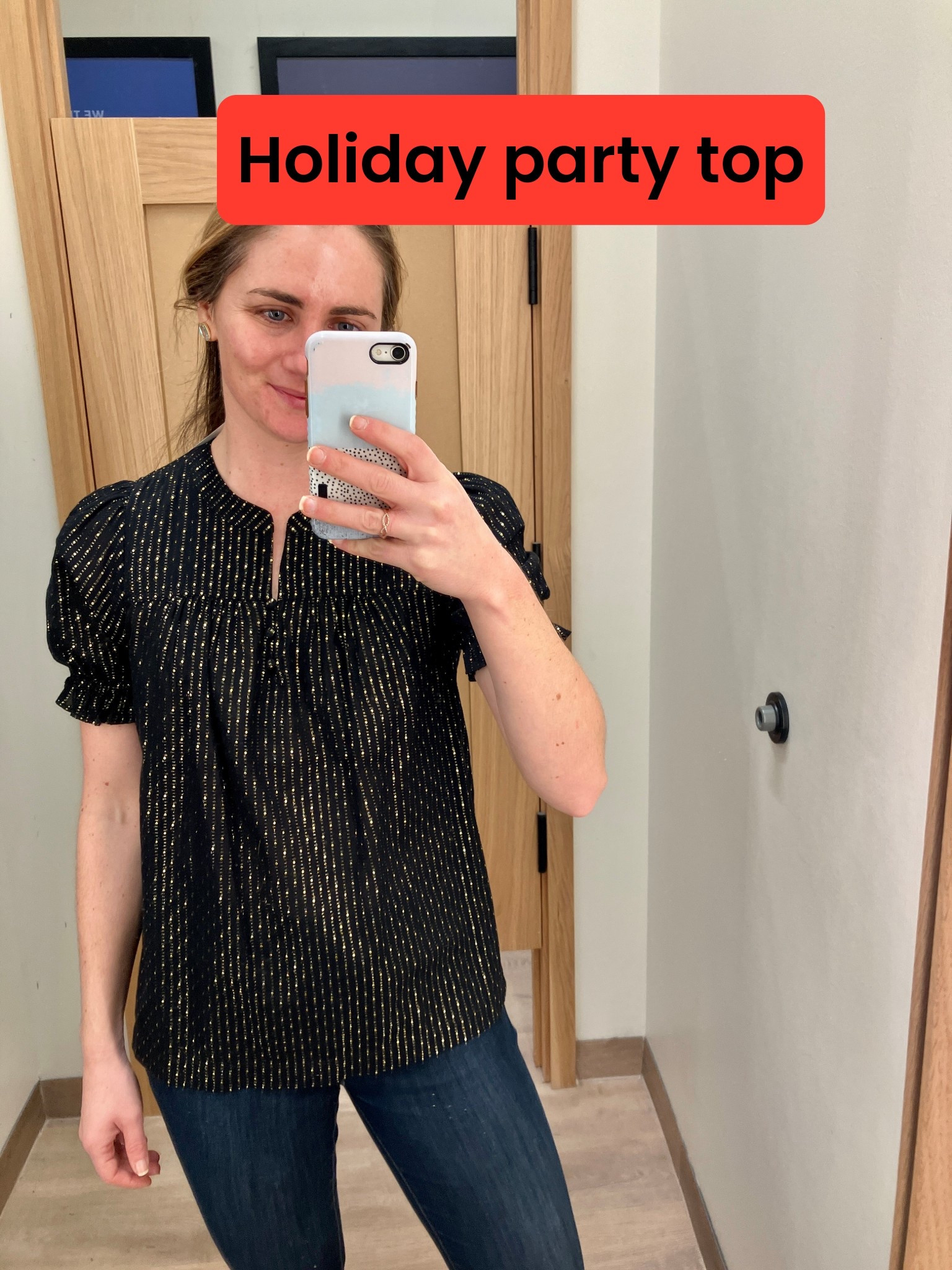 Holiday Party

Looking for a cute top you can dress up or down for a holiday party? This black metallic dot shortsleeve top is perfect! Linked a bunch of other fun holiday party outfit ideas too

#LTKFindsUnder50 #LTKHoliday #LTKootd