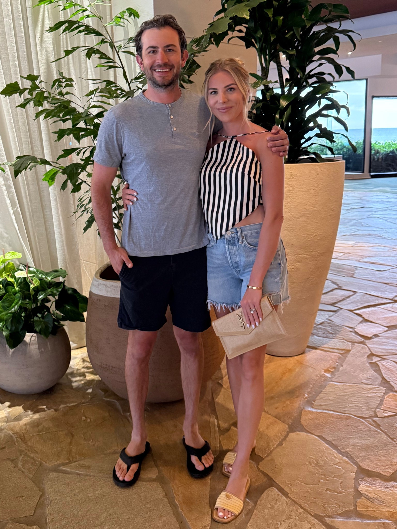 Top has the cutest tie back! Size small
Shorts run a little big 
Vacation outfit 

#LTKItBag #LTKShoeCrush #LTKTravel