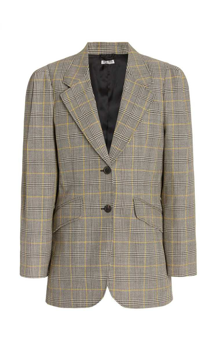 Checked Wool Blazer | Moda Operandi (Global)
