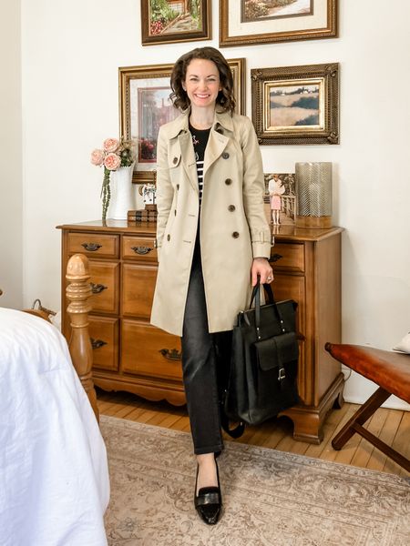 Spring travel outfit!
Wearing size 00P J.Crew trench coat, linked this year’s version. 
Size XSP Loft sweater. 
Jeans are from Short Story, linked similar. 
Size 6.5 Birdies loafers, 20% off all Birdies with code MODERNPETITEDAILY_Birdies. 
Petite outfit. Neutral outfit. Trench coat. Spring outfit. Classic outfit  

#LTKSeasonal #LTKstyletip #LTKtravel