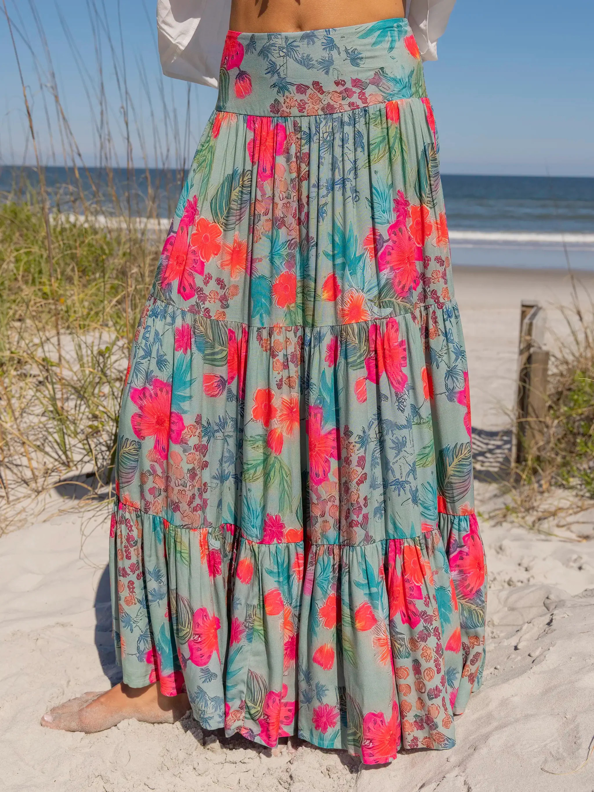 Hanna Convertible Maxi Skirt | Natural Life