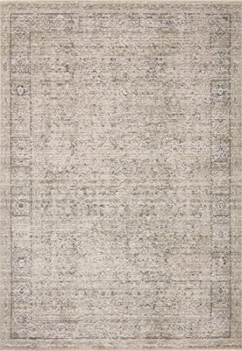 Amber Lewis x Loloi Alie Collection ALE-03 Taupe / Dove, Traditional 9'-6" x 13'-1" Area Rug | Amazon (US)