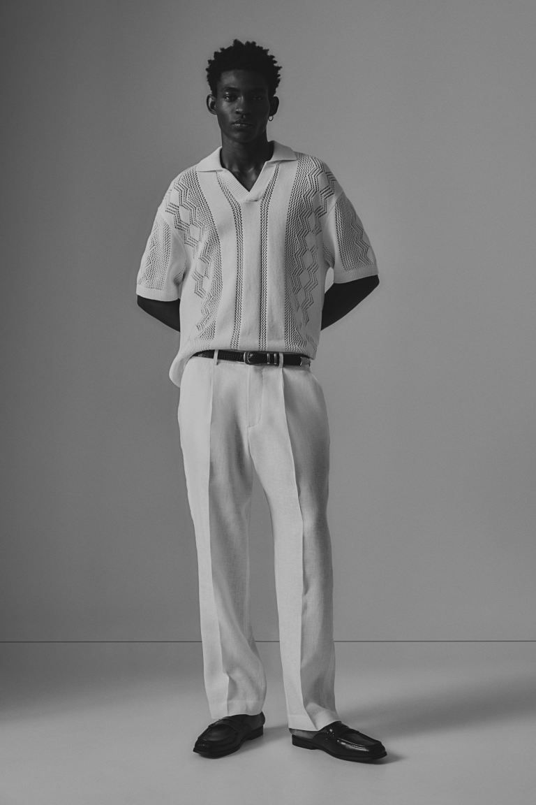 Relaxed Fit Linen Suit Pants | H&M (US + CA)