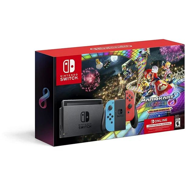 Nintendo Switch Bundle with Mario Kart 8 Deluxe - Walmart.com | Walmart (US)