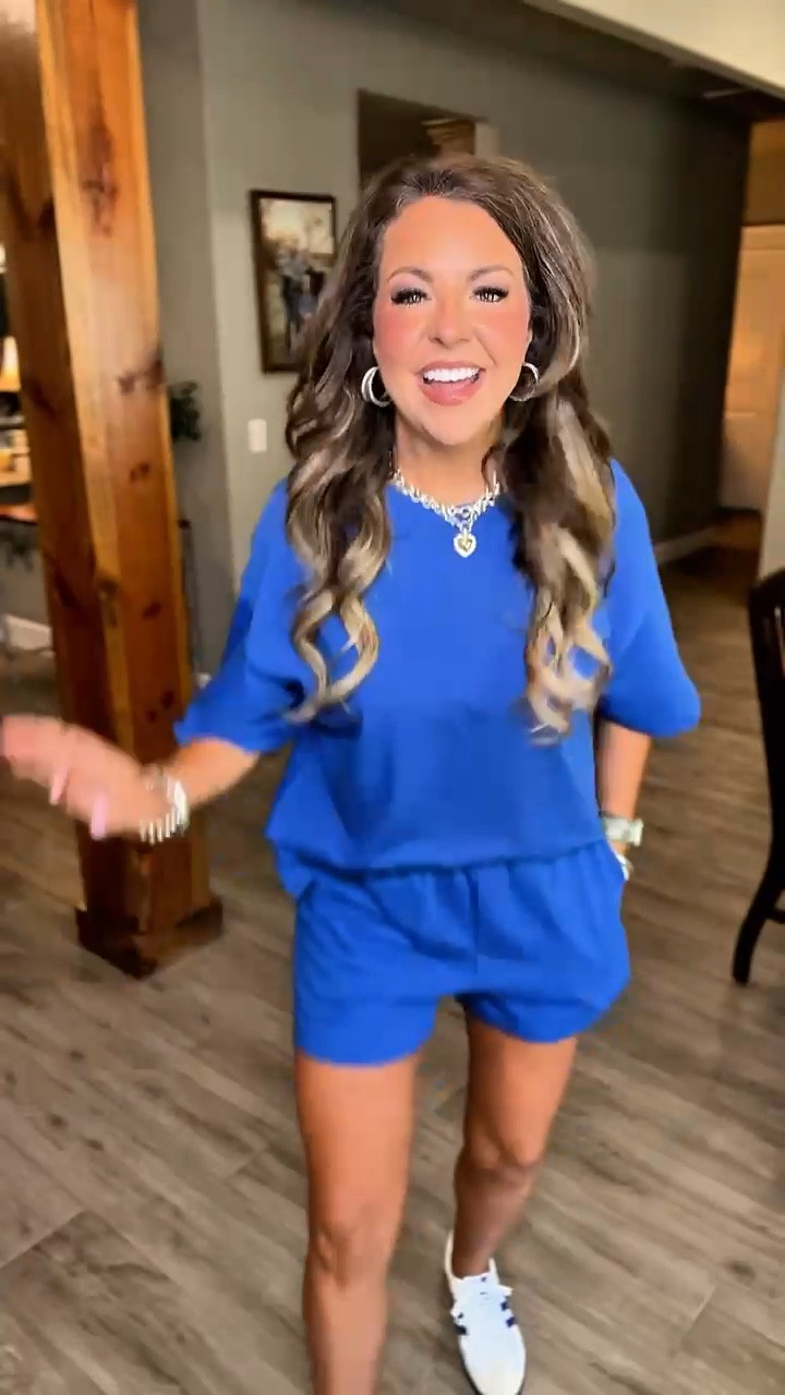 Casual, Comfy Two Piece Set 💙
 #springfashion #ootd #fyp #set 