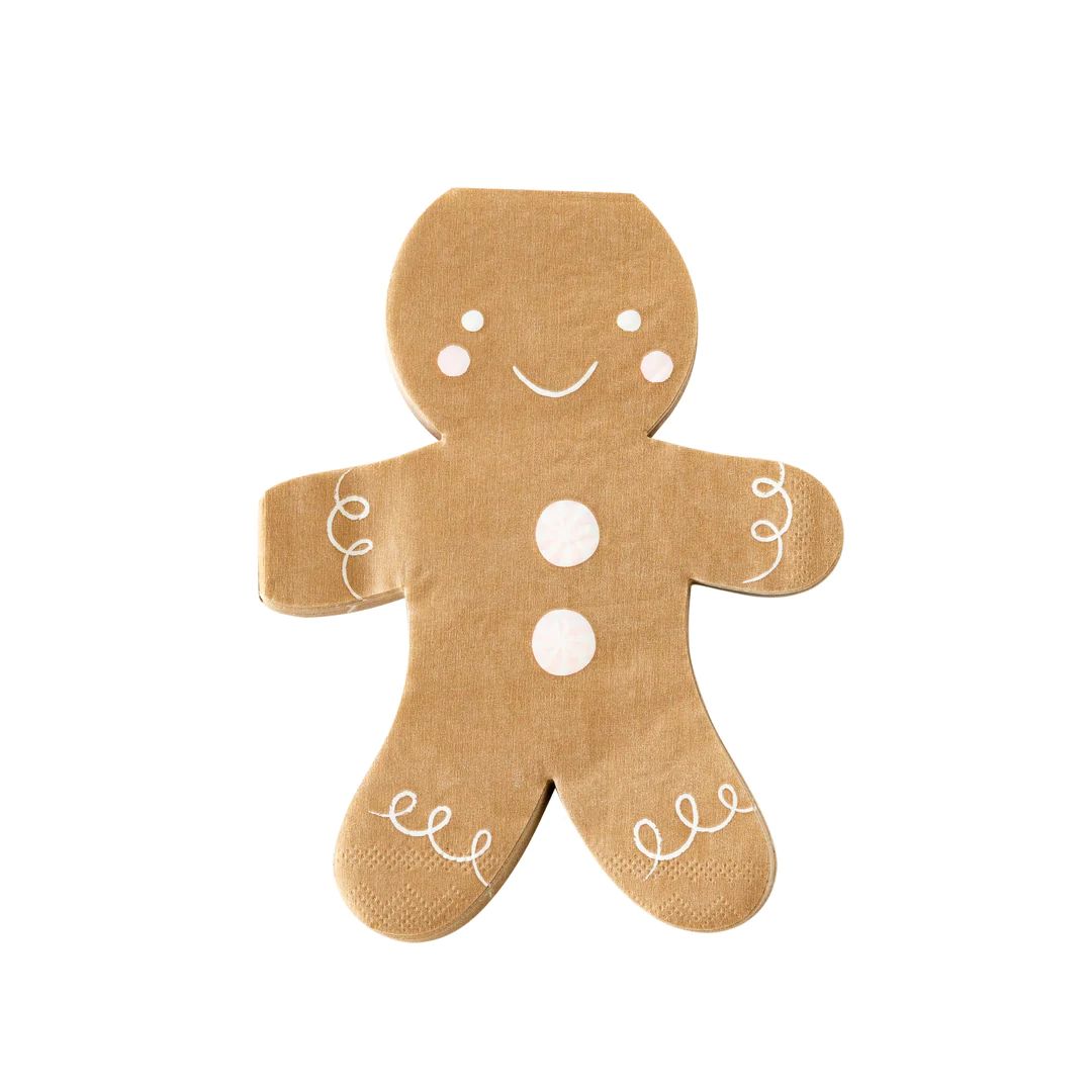 Gingerbread Man Napkin | My Mind's Eye