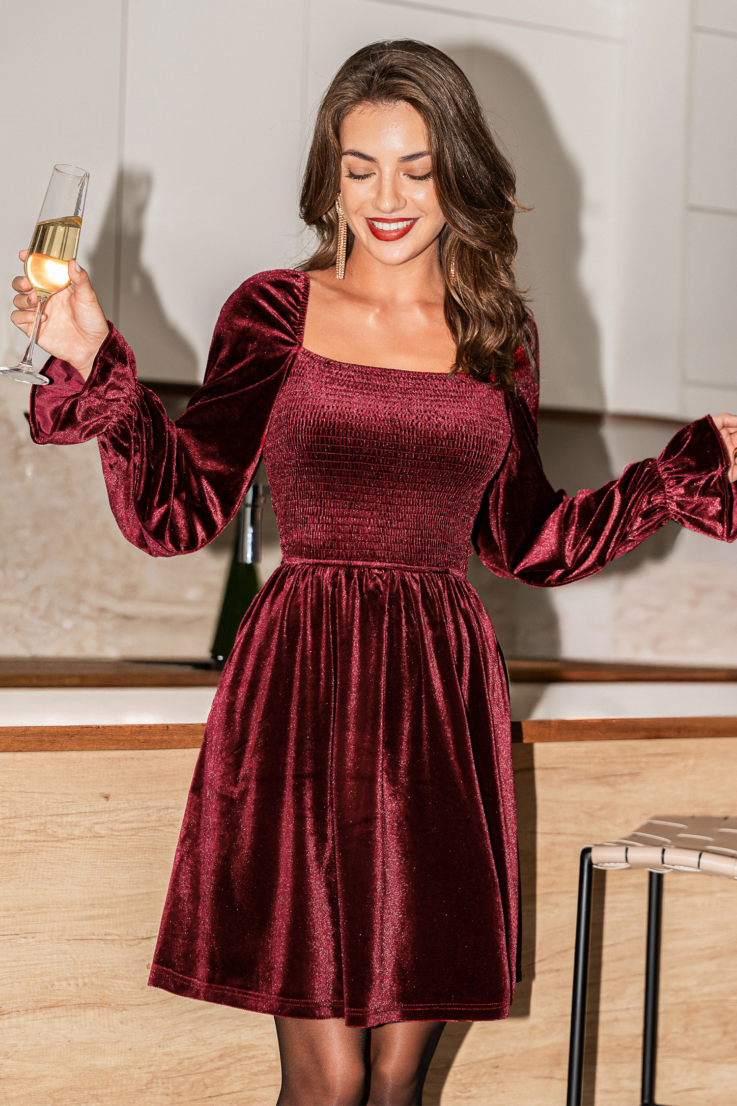 Sweet Sangria Red Mini Dress | Cupshe US