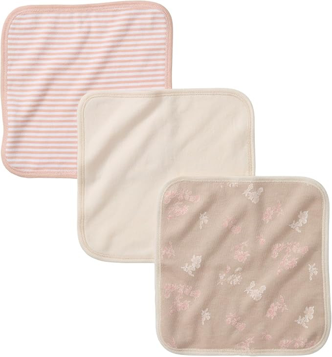 Burt's Bees Baby Infant Washcloths, 100% Organic Cotton 9x9 in, 3-Pack | Amazon (US)