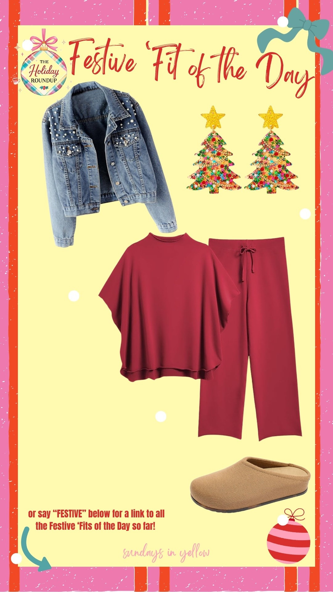 Festive ‘fit of the day🎄subtle festive and an outfit you can wear year round


#LTKSeasonal #LTKHoliday #LTKootd