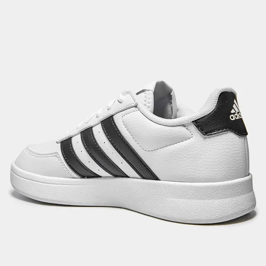 Tênis Adidas Breaknet Feminino - Branco+Preto | Netshoes (BR)