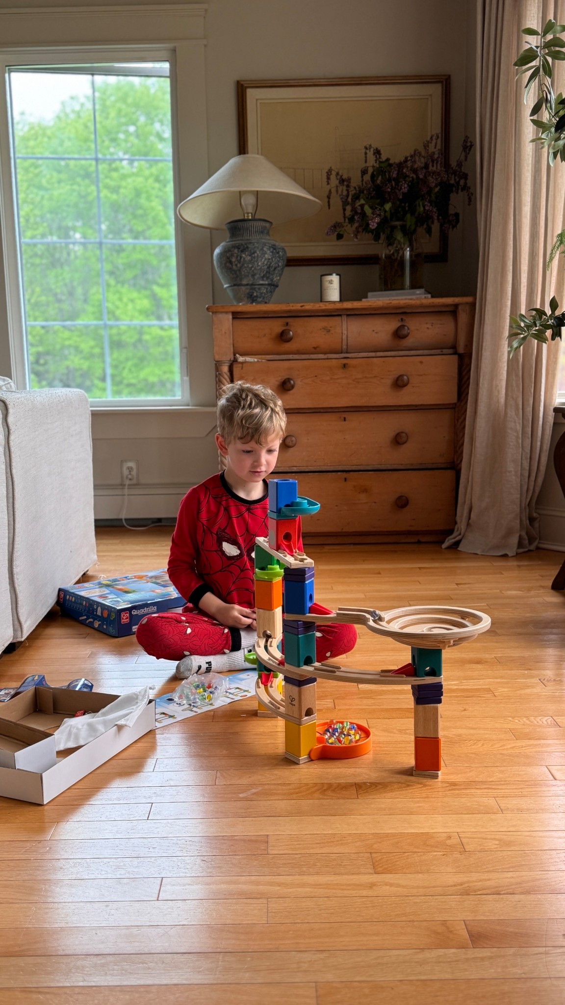 The winner of birthday. A wood marble run that entertained our birthday boy (6), 8 yr old and 11 year old for a good 2 hours this morning  

#LTKkids #LTKcanada #LTKfamily