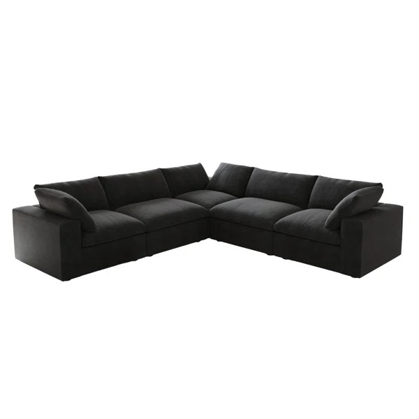5 - Piece Slipcovered Sectional | Wayfair North America