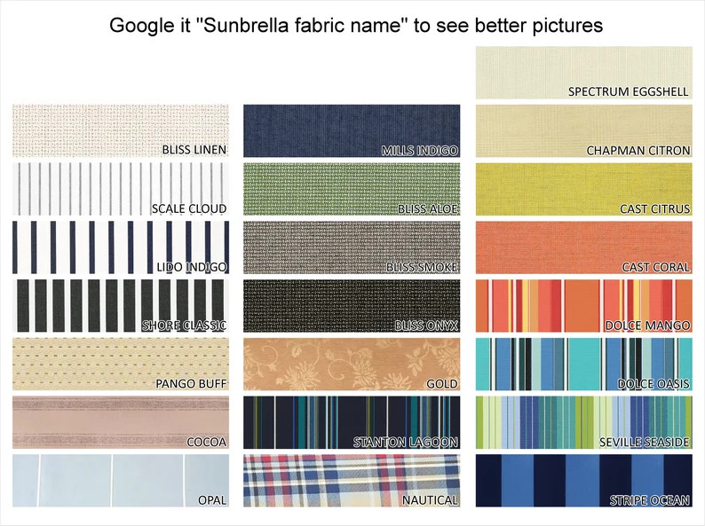 Custom Curtain Tieback, Curtain Holdback, Tie Back Curtain With Sunbrella Fabric - Etsy | Etsy (US)