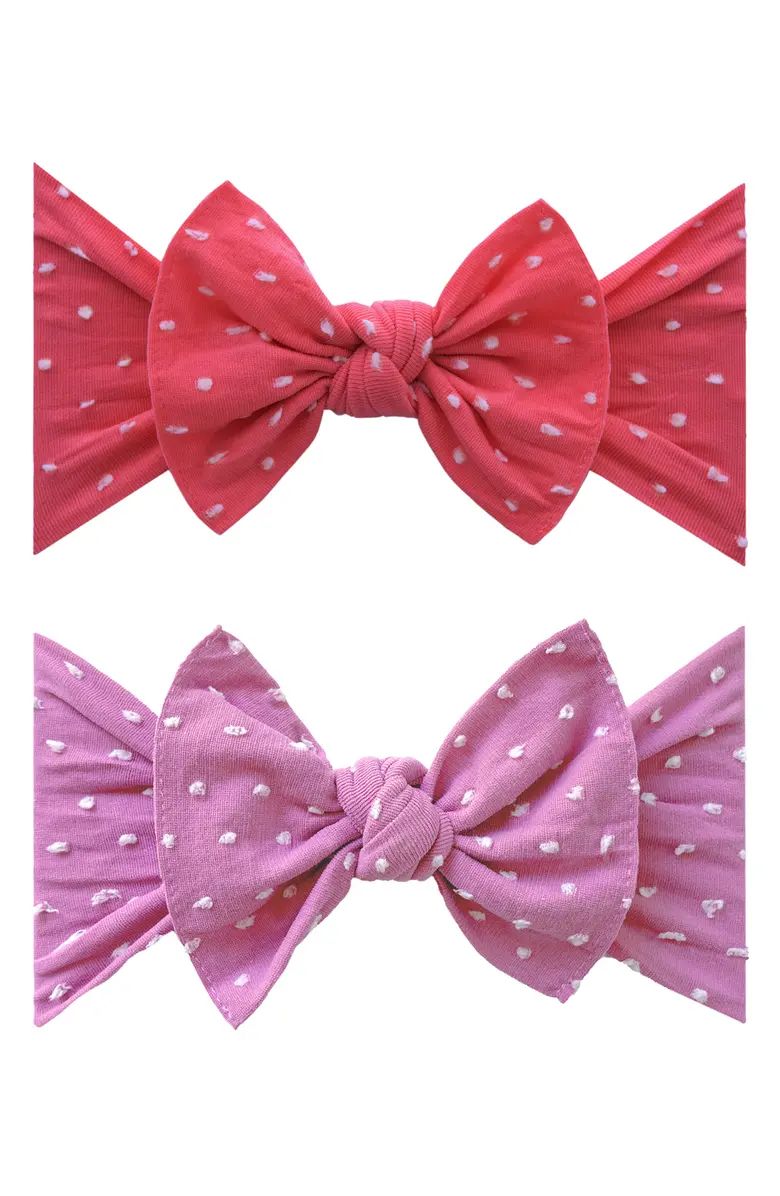 Baby Bling 2-Pack Bow Head Wraps (Baby) | Nordstrom | Nordstrom