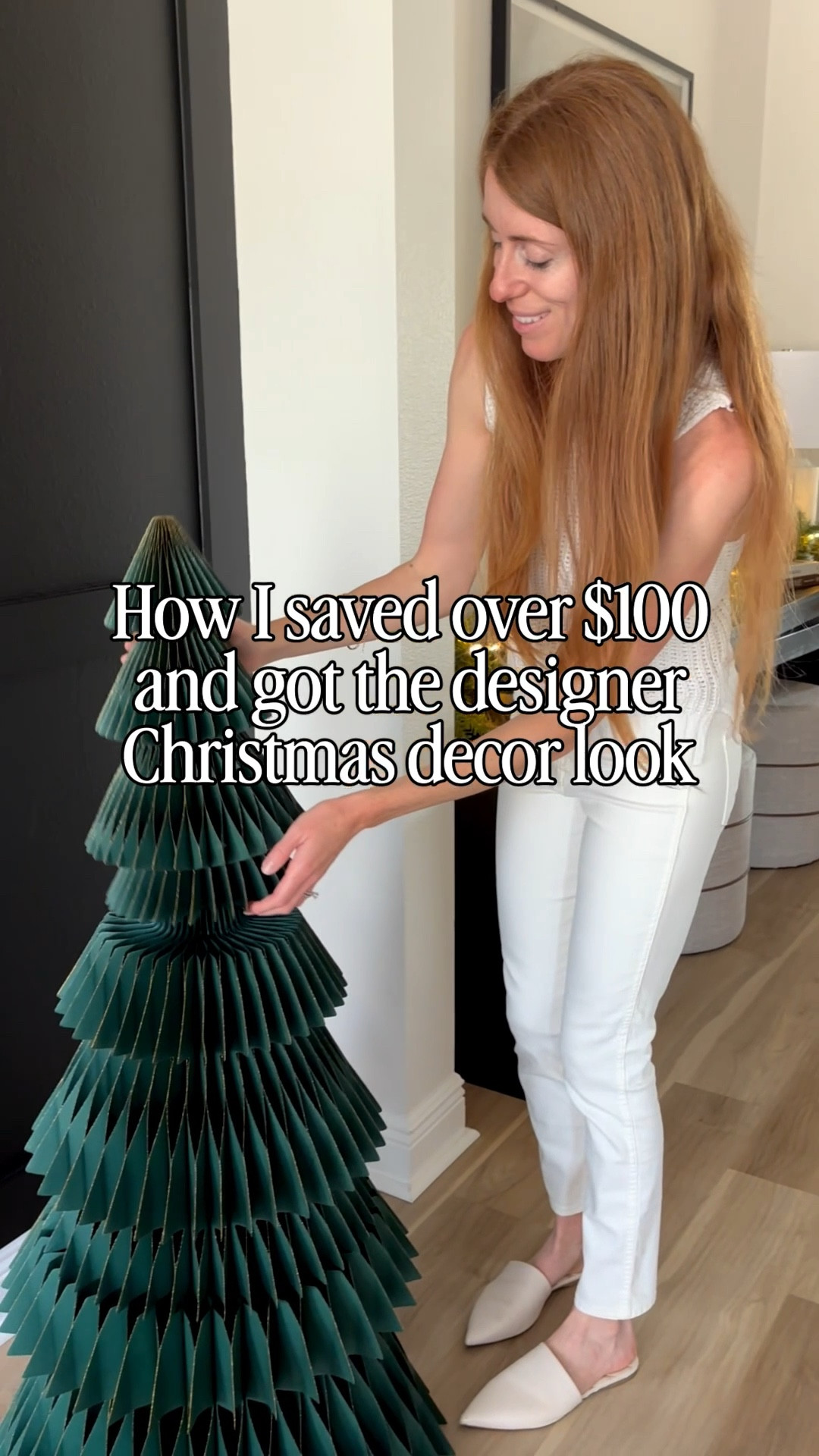 I found the accordion Christmas tree look on Amazon for over $100 less!! The cutest way to add Christmas decor to a Room plus it stores so compactly! 

Christmas decor 
Holiday home decor 
Cozy home 


#LTKHoliday #LTKSeasonal #LTKHome