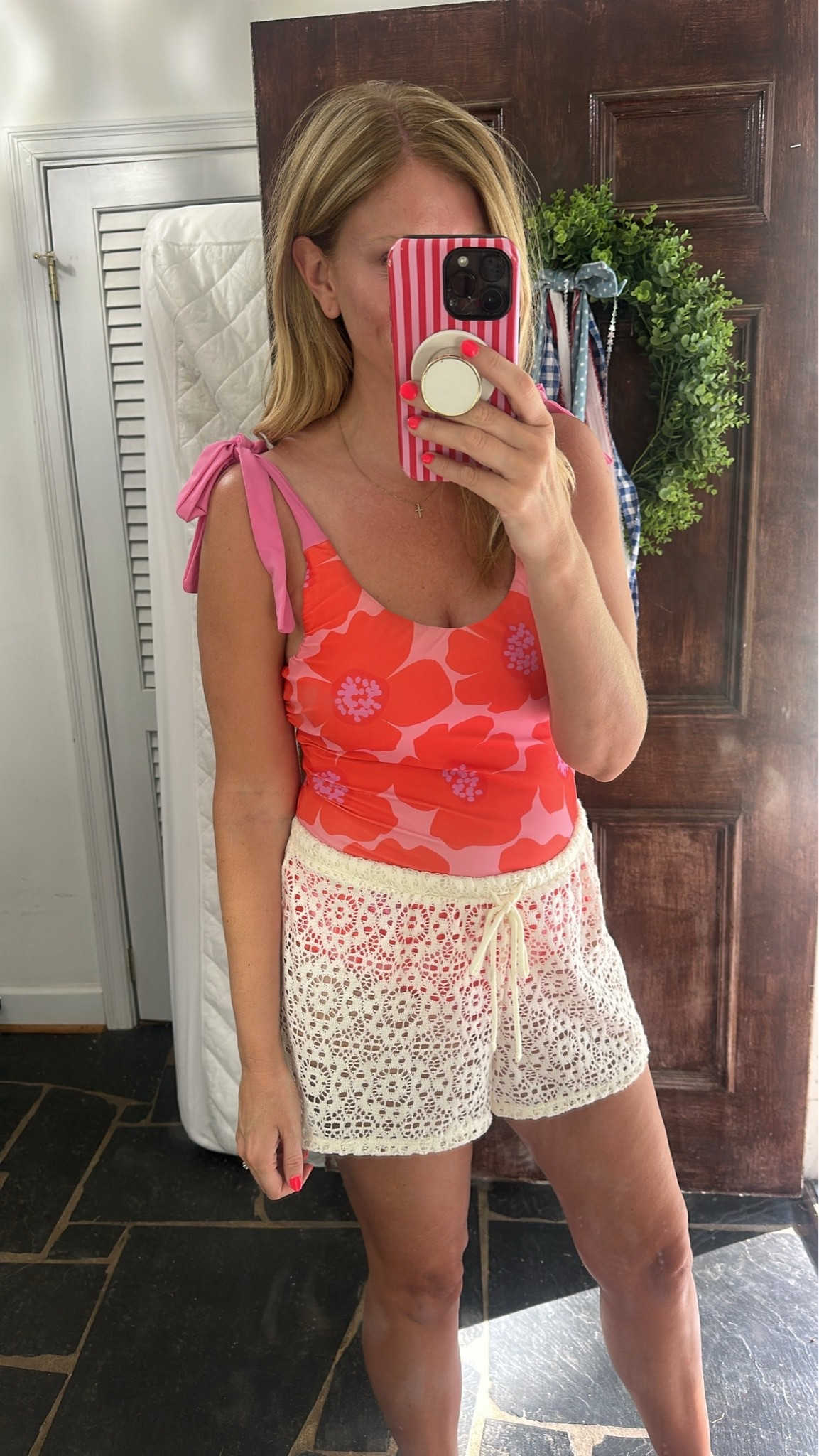 Today’s swimsuit and coverup !