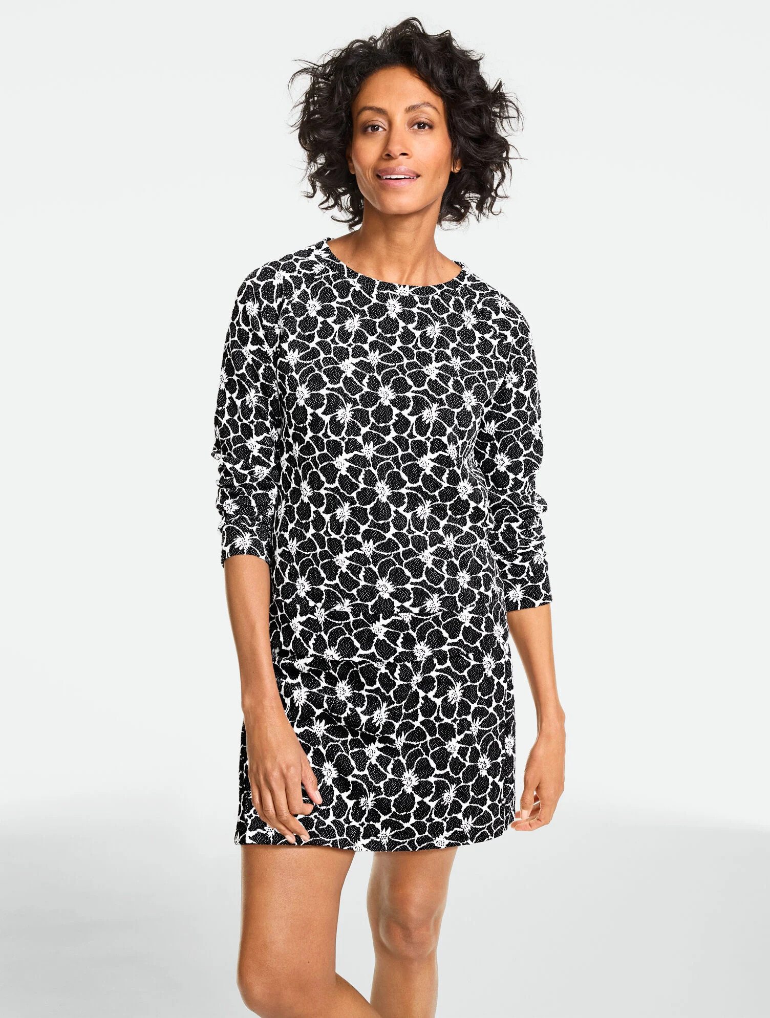 Sunny Floral Jacquard Pullover Top | Talbots