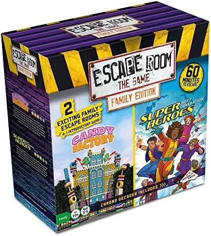 Escape Room The Game, New Family Edition - with 2 New Exciting Escape Rooms | Solve The Mystery Boar | Amazon (US)