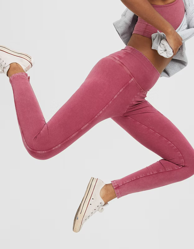 OFFLINE OG High Waisted Wash Legging | Aerie