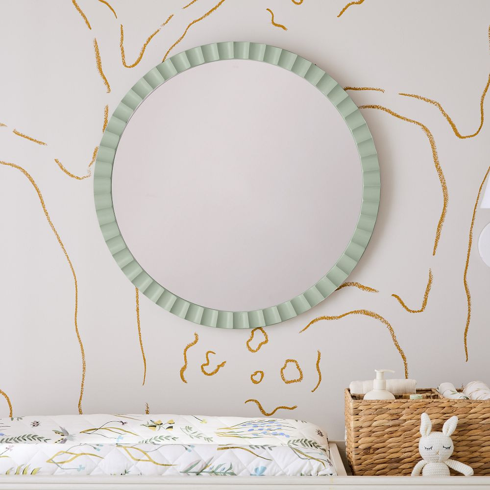 Joseph Altuzarra Carved Round Wall Mirror | West Elm (US)