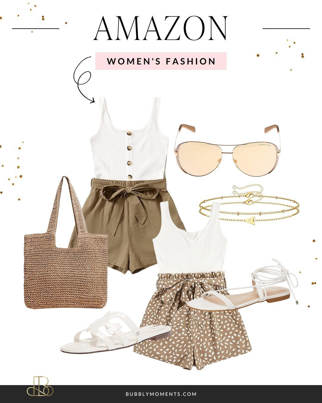 Step into style with the latest women's fashion and accessories from Amazon! We've got everything you need to elevate your wardrobe. Discover fashion-forward pieces that will take your look from day to night effortlessly. Whether you're into classic elegance or bold statement pieces, we have something for every taste and occasion. Complete your outfit with the perfect accessories, from stylish sunglasses to versatile scarves. Shop now and unleash your inner fashionista with Amazon's unbeatable selection! #LTKstyletip #LTKfindsunder100 #LTKfindsunder50 #WomensFashion #FashionAccessories #AmazonFinds #StyleInspiration #Fashionista #TrendAlert #ShopNow #OOTD #FashionGoals #TrendyLooks #ChicStyle #FashionForward #OutfitInspiration #ShopTilYouDrop #FashionEssentials #MustHave #Stylish #Accessories #FashionStatement #DressToImpress #FashionAddict #Fashionable #Shopaholic #DiscoverFashion #FashionTrends #AmazonStyle

