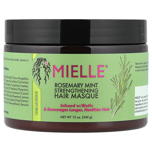 Mielle, Strengthening Hair Masque, Rosemary Mint, 12 oz (340 g) | iHerb