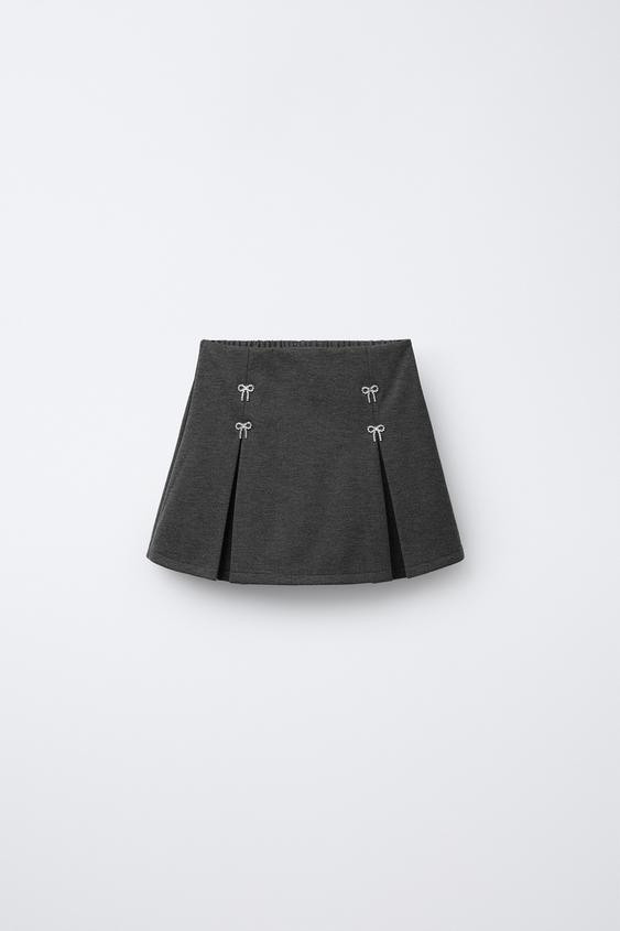 SHIMMER BOW SKORT | Zara US