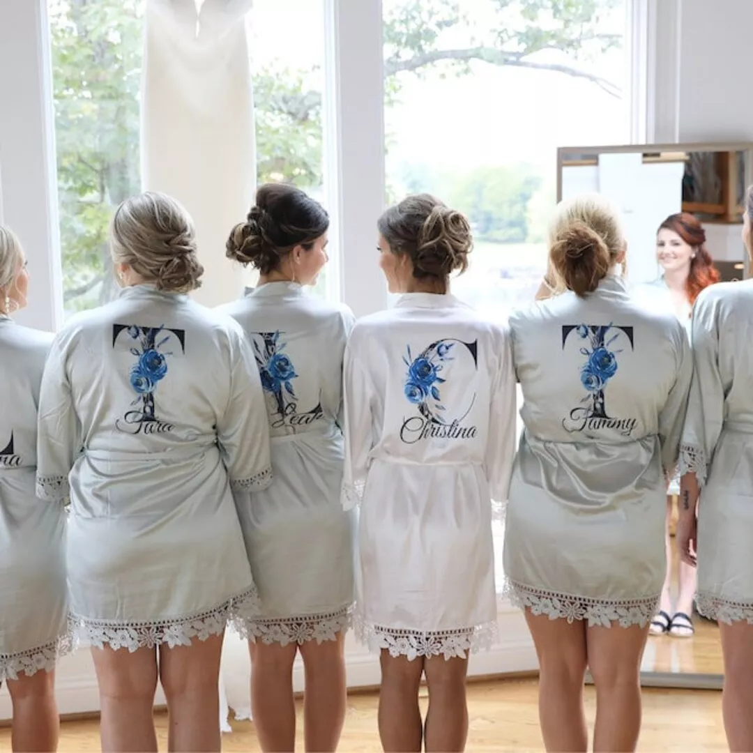 Set of 4 bridesmaid 2024 robes