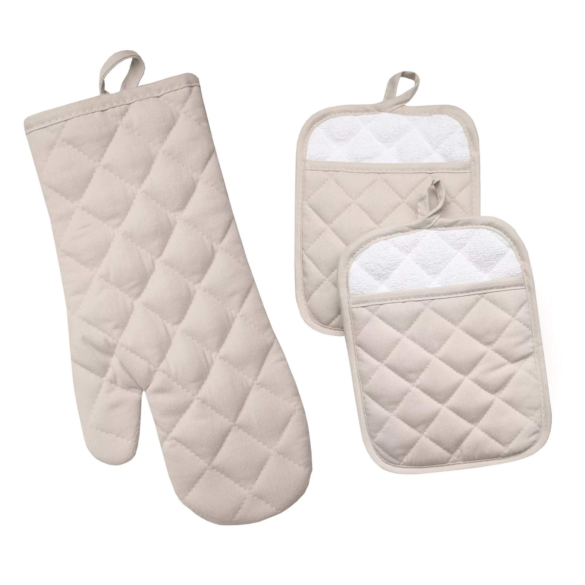The Big One® 3-pc. Oven Mitt & Pot Holder Set | Kohl's