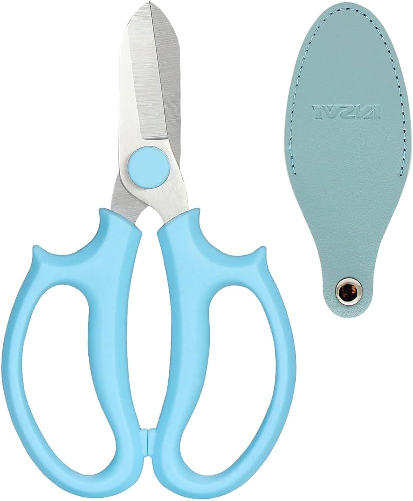 Jasni Garden Pruning Shears Scissors with Comfort Grip Handle, Premium Steel Professional Floral ... | Amazon (US)